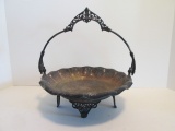 Vintage Victorian Silverplated Bridal Basket