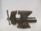 Vintage Wards Deluxe Quality Cast Iron Work Vise.