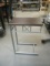 Metal Side Table with Wood Top.