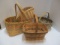 Assortment of Four Baskets.