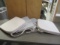 Pair of Tan Sear Cushions, Tops and Bottoms.