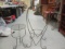 Metal Welcome Sign Plant Stand and Round Plant Stand.