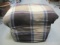 Vintage Ottoman with Wood Legs, Covered.