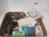 Box Lot of Switch Plates, Towel Holders, Switches, etc.