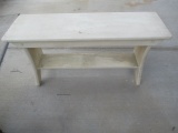 Wood Bench Some Wear.