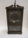 Centurion 35 Day Mantle Clock Winds, Chimes on Half Hour and Hour. Pendulum Needs Attaching.