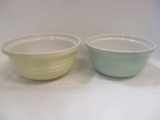 Two Stacking Glass Serving Bowls.