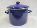 Royal Blue Stock Pot. Six Quart.