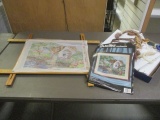 Bucilla Needlepoint Kit On Frame.