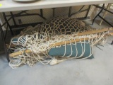 Looks Like Pawleys Island Rope Hammock with Cushion.