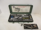 Universal 40 Piece Socket Set in Metal Case, and Miscellaneous Sockets.