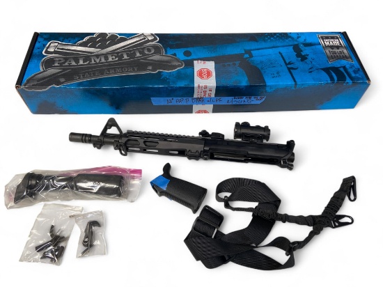 12” AR Pistol Complete Upper with Trigger, Red Dot Sight Optic, and Sling
