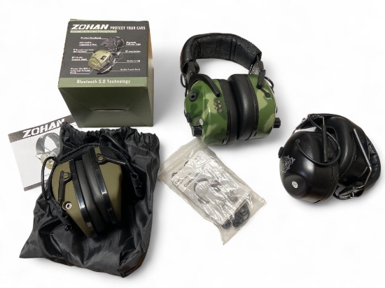 (3) Gun Range Earmuffs