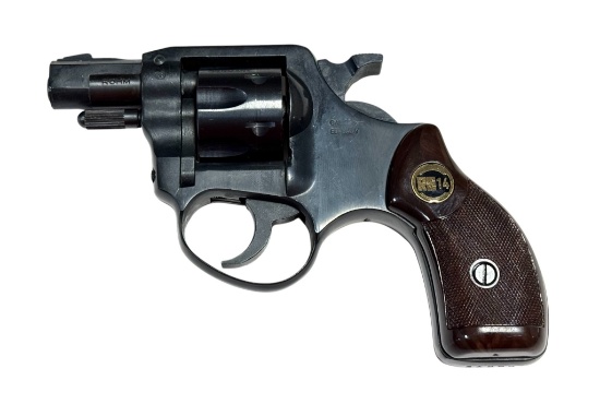 Excellent 1968 German ROHM RG-14 Snub Nose .22 LR Pocket Revolver w ...