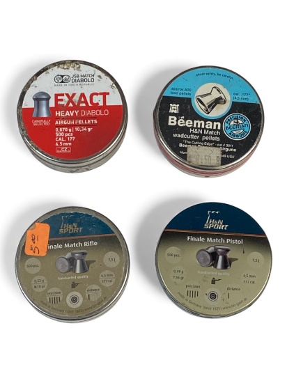 Approx. (1600) Vintage .177 CAL. Air Gun Pellets