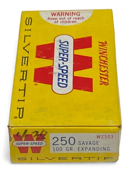 NIB 20rds. of .250 SAVAGE 100gr. Expanding Winchester Super Speed Ammunition