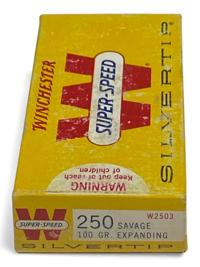 NIB 20rds. of .250 SAVAGE 100gr. Expanding Winchester Super Speed Ammunition
