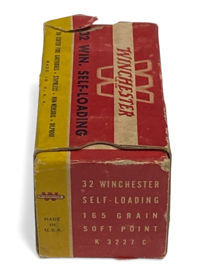 NIB 50rds. of .32 WINCHESTER S.L. (.32 WSL) 165gr. SP Ammunition