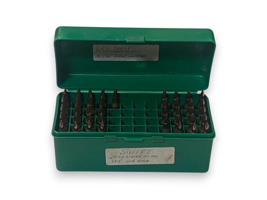 40rds. of .220 SWIFT Factory Ammunition