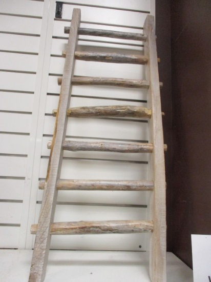 Rustic Wood Decorative Ladder