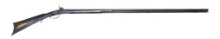 Antique 48” Heavy Barrel .32 CAL. Percussion Kentucky Long Target Rifle w/ Double Set Triggers