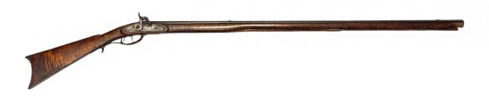 Fine Antique Pennsylvania .42 CAL. Percussion Long Rifle w/ Whitmore & Wolff Pittsburgh Lock