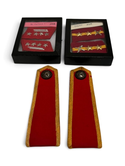 North Vietnamese Collar Tabs and Shoulder Boards