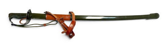 MINT Unissued Chinese Cold War PLA Type 65 Cavalry Sword & Matching Scabbard