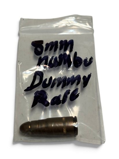 RARE Japanese WWII 8mm Nambu Dummy Round Ammunition