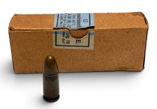 21rds of WWII German Patronen 9mm Ammunition