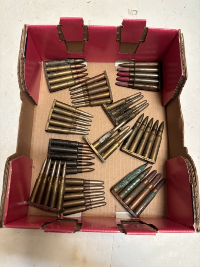 Various Military Ammunition on Stripper Clips