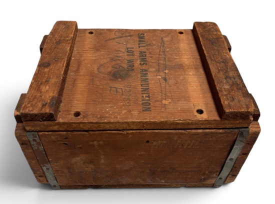 Wooden Small Arms Ammunition Crate