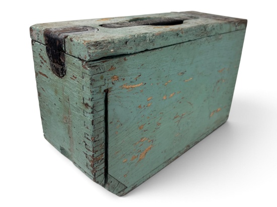 Original WWI/WWII U.S. Military Browning M1917 .30 CAL. Machine Gun Wooden Ammo Box