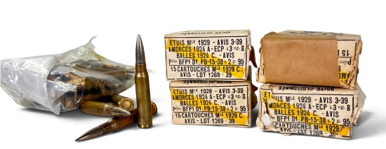 92rds. of 7.5×54mm FRENCH (7.5 MAS) Military Surplus Ammunition
