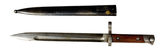 Romanian ARS ARM M1895 Mannlicher Bayonet with Steel Scabbard