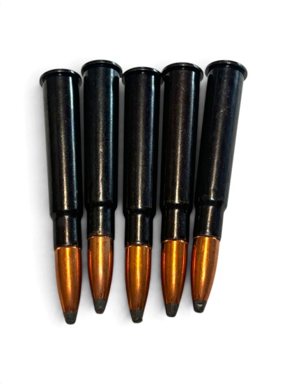 (5) Lee Enfield .303 BRITISH Dummy Rounds