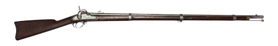 Rare 1862 U.S. Springfield Model 1861 Philadelphia Contract N.J. Marked .60 CAL. Rifle-Musket