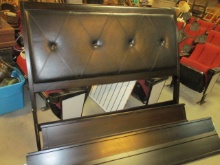 Yusern Furniture Co. Composite Wood Queen Bed w/Rails