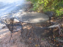 5 Piece Wrought Iron Patio Set