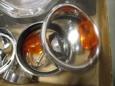 Harley Davidson Motorcycle Light Rims, Signal Trim Rings, etc.