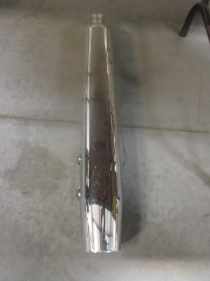 Harley Touring Motorcycle Chrome Slip On Exhaust Pipe