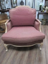 Century Chair Co. Upholstered French Provencial Style Bergere Armchair