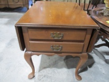Pennsylvania House Drop Side End Table with Drawers