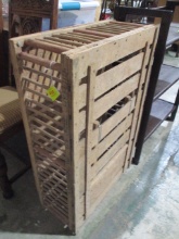 Vintage Wooden Chicken Coop Crate