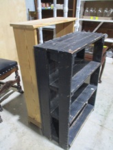 Two Hand Constructed Wood Shelves