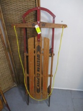 Vintage Western Clipper Sled