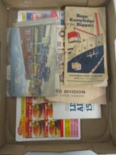 Vintage Collection of Advertising and Written Memorabilia - Postcards,