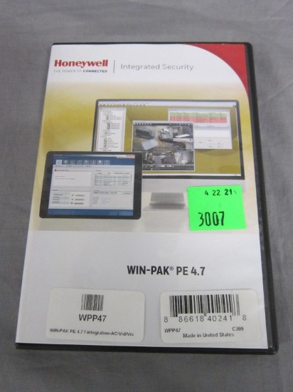 Honeywell Win-Pak PE4.7 Software