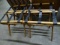 4 Vintage Folding Luggage Racks By Scheibe.