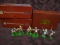 3 W. Britains Sets Complete With Boxes - 2 Knights Of Agincourt #40239 And A Sir Rowland Leinthall /